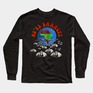 Juneteenth Back to Africa UFO Fleet Long Sleeve T-Shirt